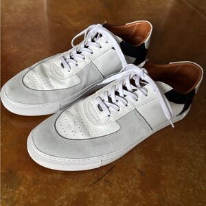 Beckett Simonon White and Black Full Leather Sneakers 13